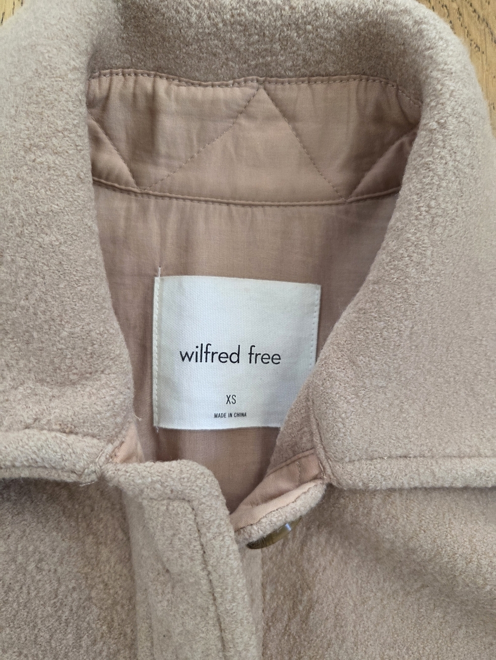 Aritzia Ganna Coat 100% Merino Wool - Picture 2 of 3
